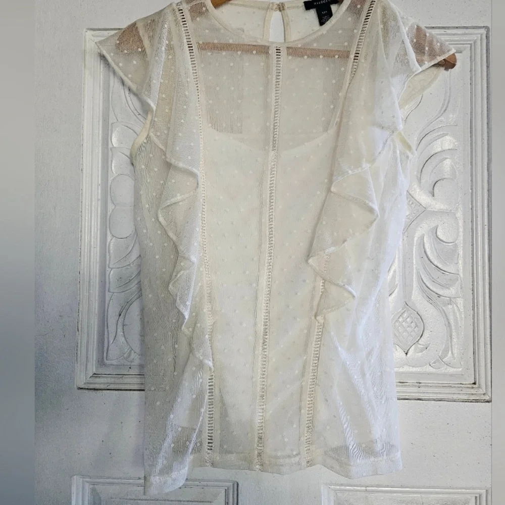 Halogen Women's Ivory Lace Blouse - Picture 2 of 9